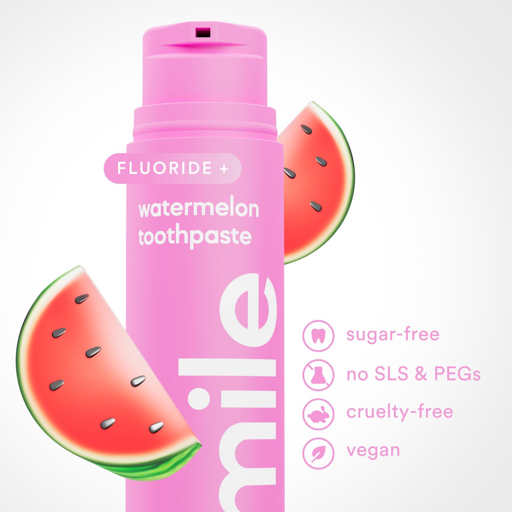 HISMILE Hismile Watermelon Flavoured Toothpaste contains Fluoride