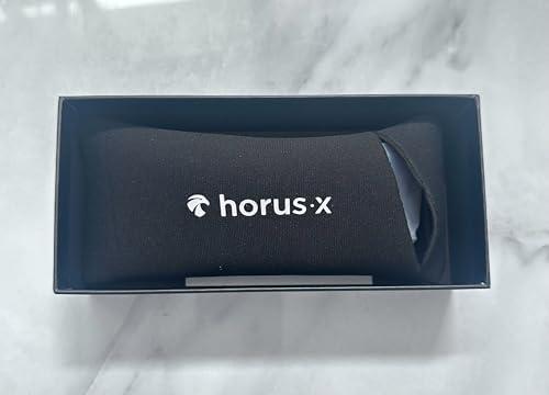 Horus X Horus X - Gaming Glasses | Blue Light Blocking Computer Screen Glasses | Anti Fatigue & Eyestrain for Men and Women | Black