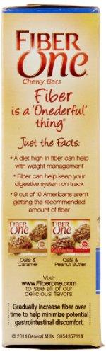 Fiber One Fiber One Chewy Bars, Oats & Chocolate, Fiber Snacks, 5 ct (Pack of 2)