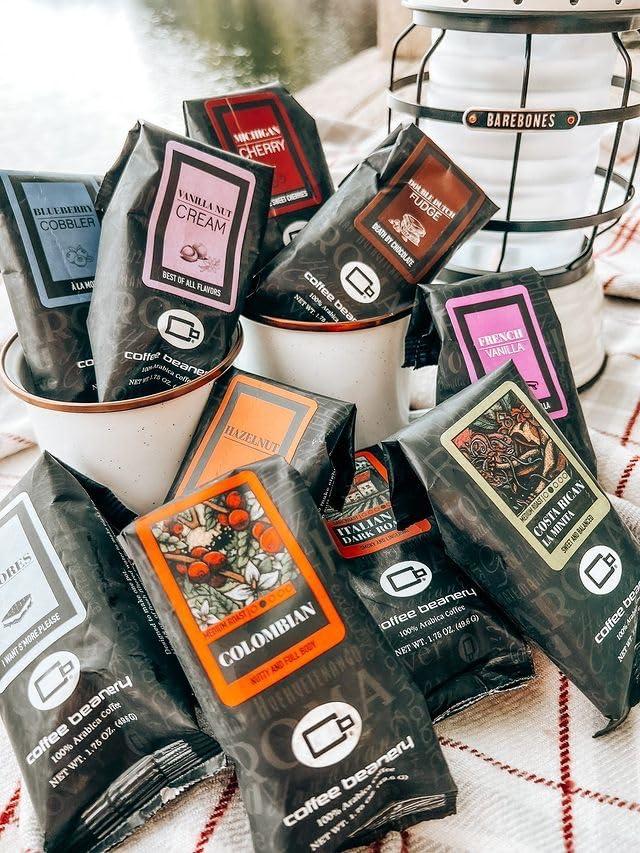 Coffee Beanery Colombian Specialty Coffee | 1 bag - 1.75oz Try Me Size Coffee Sampler | Medium Roast