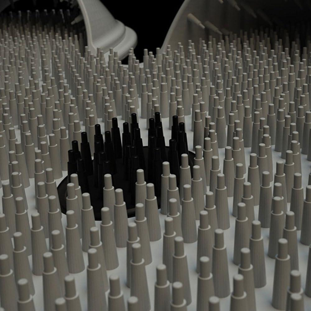 Generic Shower Foot Scrubber Mat with Non Slip Suction Cups,Shower Foot Scrubber Massager Cleaner, Wash Foot Bath Massage Cushion Bathroom Rabbits Shape Slipper for Foot Circulation Reduce Foot Pain Grey