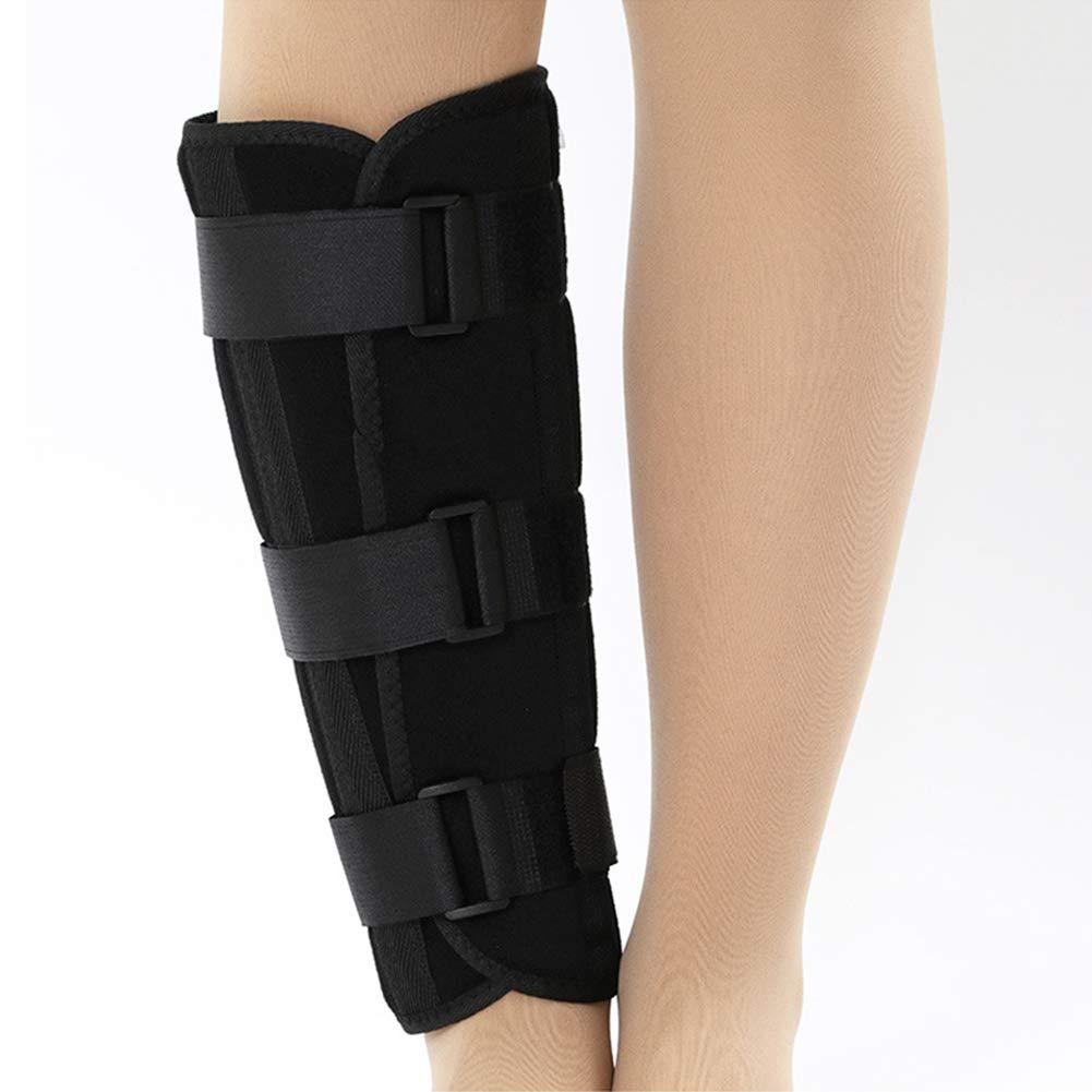 XJZHANG XJZHANG Shank Calf Support Night Splint Support Joint Brace, Tibia and Fibula Fracture Orthosis External Adjustable Fixation Strap Wrap Sleeve Belt Protector