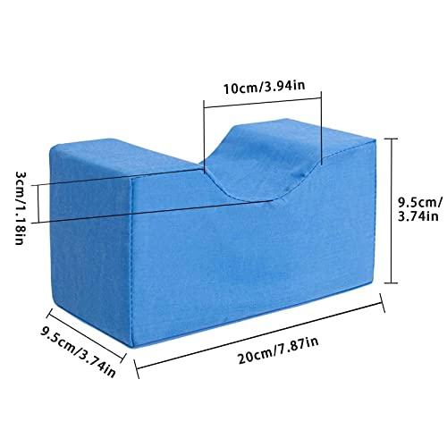 Flylin Heel Pillows for Pressure Sores, Heel Cushion Protector Pillow Foot Support Pillow for Relieve Pressure from Sores and Ulcers Heel Pillow Wrist Pillow for Sleeping and Recovering Post Surgery (1 Pcs)