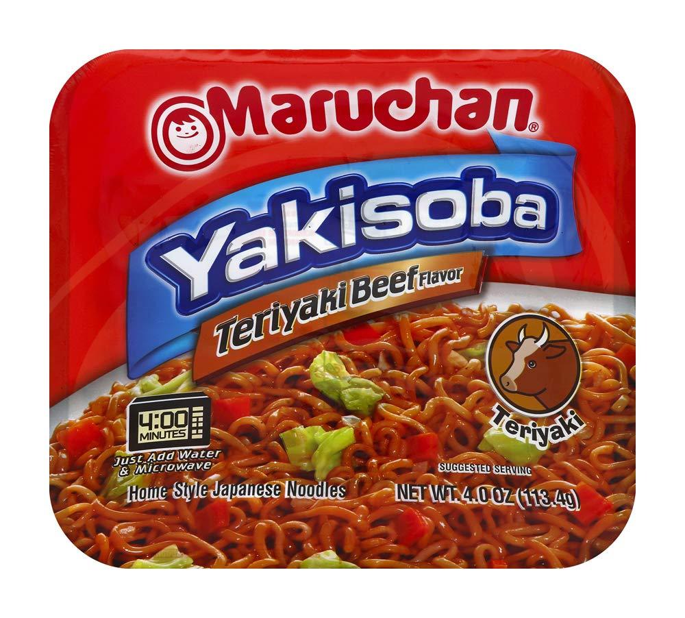Maruchan Maruchan Yakisoba Teriyaki Beef Flavor Japanese Noodles, 4 Ounce (Pack of 3)