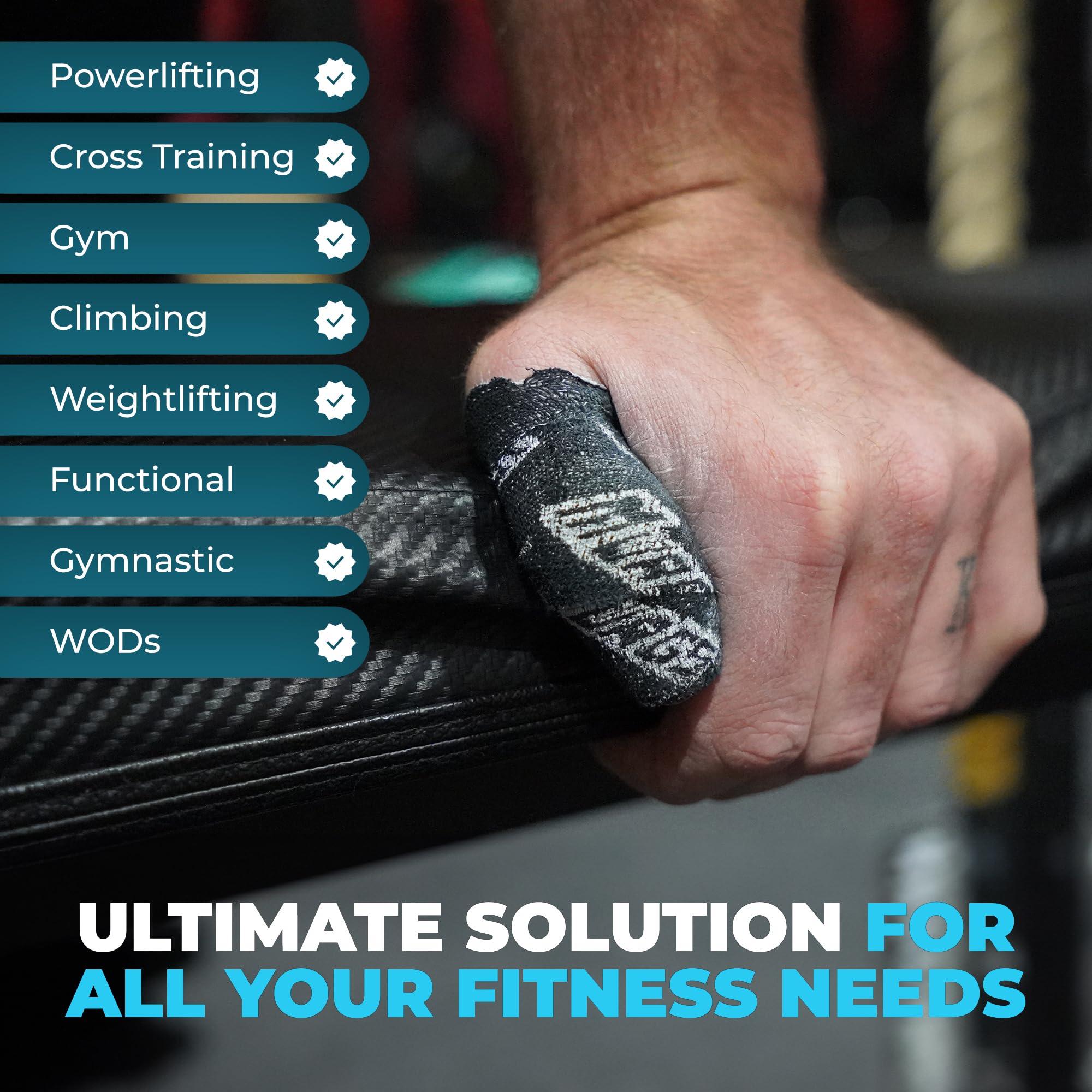 Murgs Murgs Weightlifting Thumb Tape Ultra (24m/78ft) 3X 8m Long Adhesive Weightlifting Tape, 100% Rayon Cotton Athletic Tape - Sports Tape for Gymnastics Fitness WOD - Crossfit Tape for Hands Protection