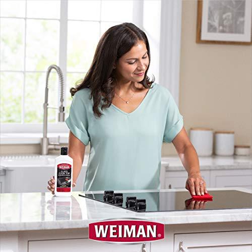 Weiman Weiman Glass Cooktop Heavy Duty Cleaner & Polish - Shines and Protects Glass/Ceramic Smooth Top Ranges with its Gentle Formula - 10 Oz., Clear