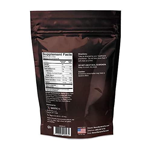 BariatricPal BariatricPal 30-Day Bariatric Vitamin Bundle (Multivitamin ONE 1 per Day! Capsule with 60mg Iron and Calcium Citrate Soft Chews 500mg with Probiotics - Chocolate Mint)