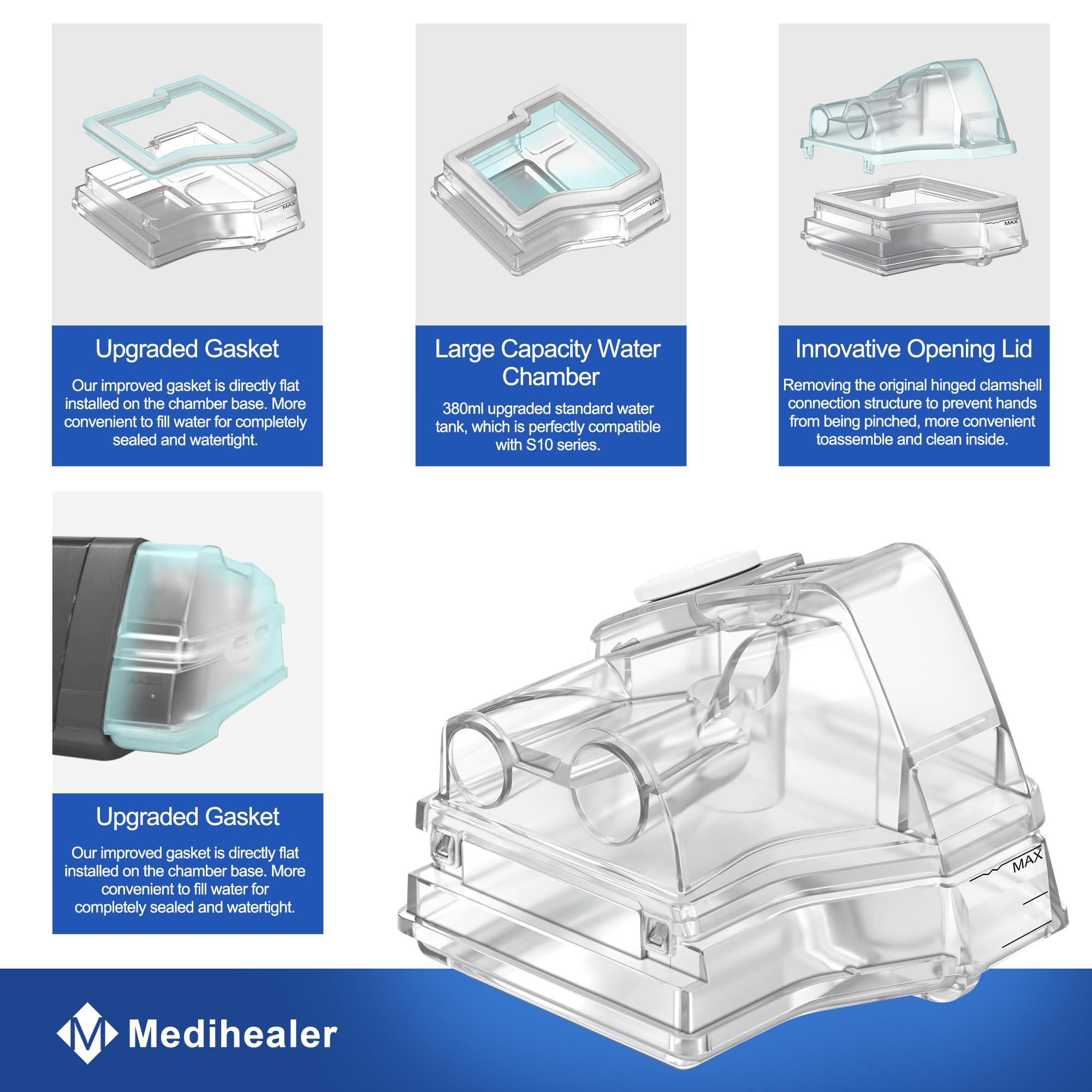 Medihealer Replacement Water Chamber for Air Sense 10, HumidAir Water Tub for S10 Series, 380ml Upgraded Standard Humidifier Tub,Great-Value Supplies by Medihealer.