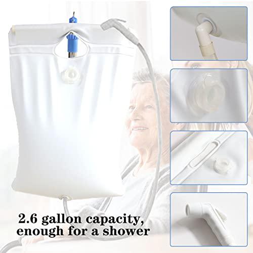 WUEURU Portable Medical Inflatable Bathtub for Shower Large Bath Basin Kit Adults Bed Beside Bathtub & Electric Air Pump Water Bag Air Pillow Wash Fullbody for Disabled Elderly Bedridden Patients Handicapped