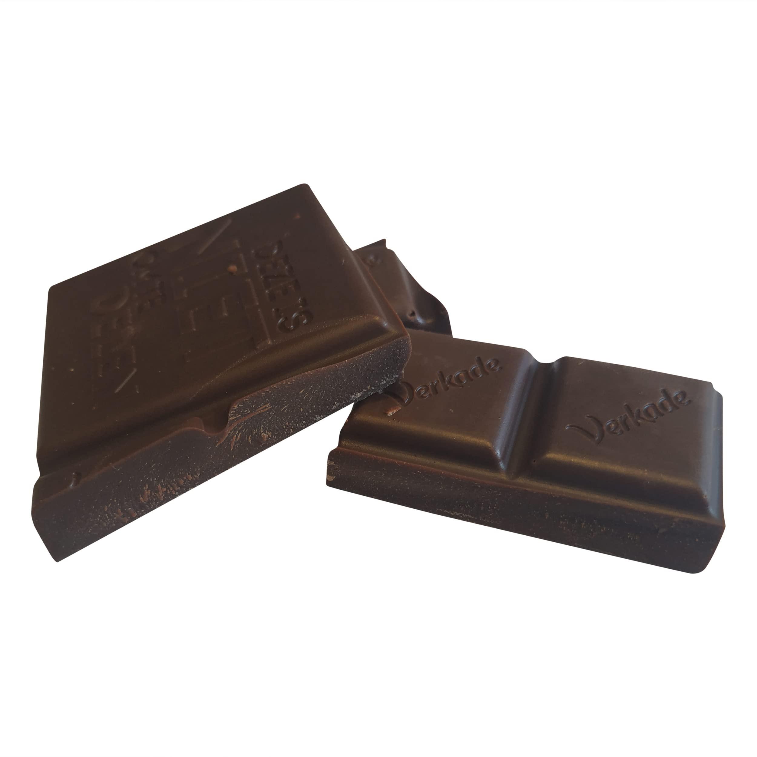 Verkade Verkade Dark Chocolate Bar, 3.91 Ounce, Delicious Gourmet Chocolate with Intense Flavor