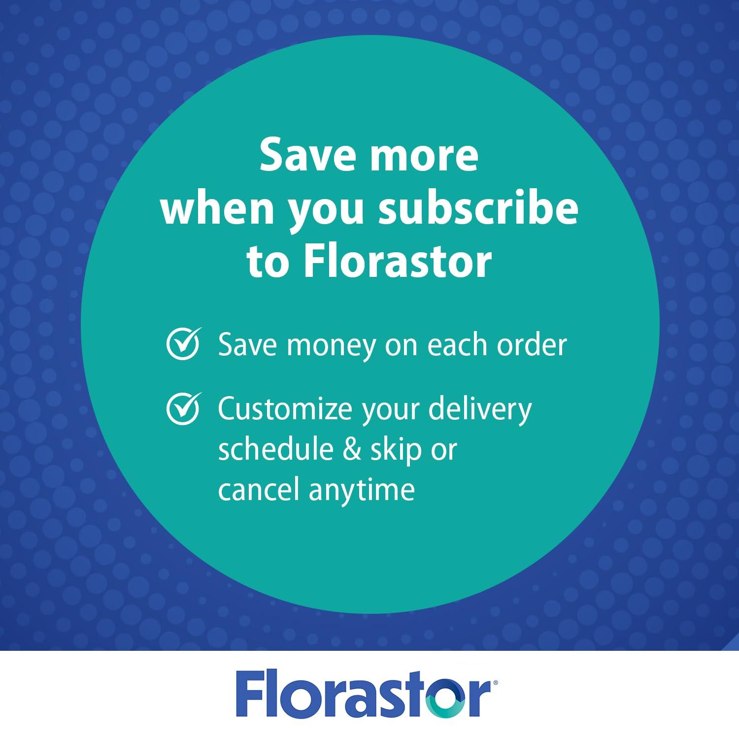 Florastor Florastor Select Pro + Pre Daily Probiotic & Prebiotic Supplement for Women and Men, Boosts Good Bacteria, Saccharomyces Boulardii CNCM I-745 (30 Capsules) (Pack of 1)