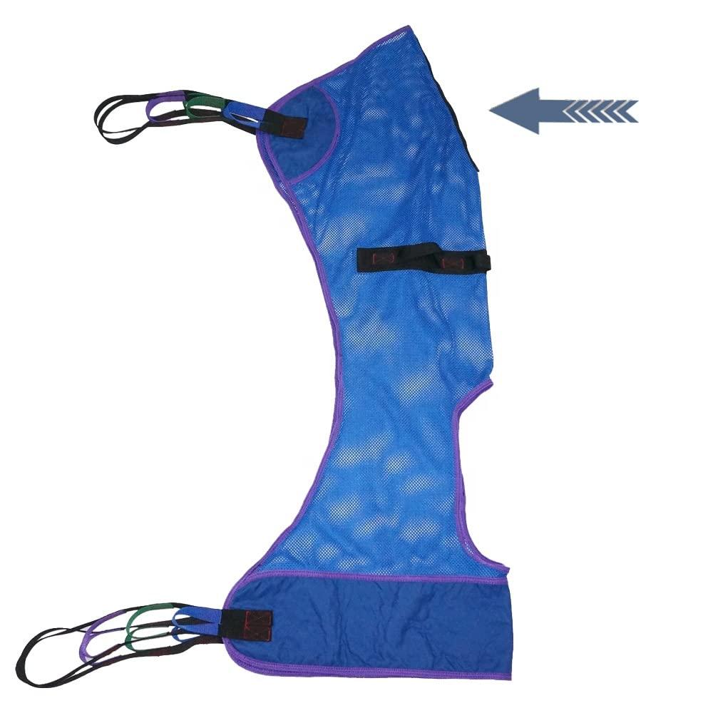 JGKwong JGKwong Universal Full Body Mesh Lift Sling with Commode Opening,Polyester Slings for Patient Lifts -Compatible with Hoyer, Invacare, McKesson, Drive, Lumex, Medline, Joerns (2X-Large)
