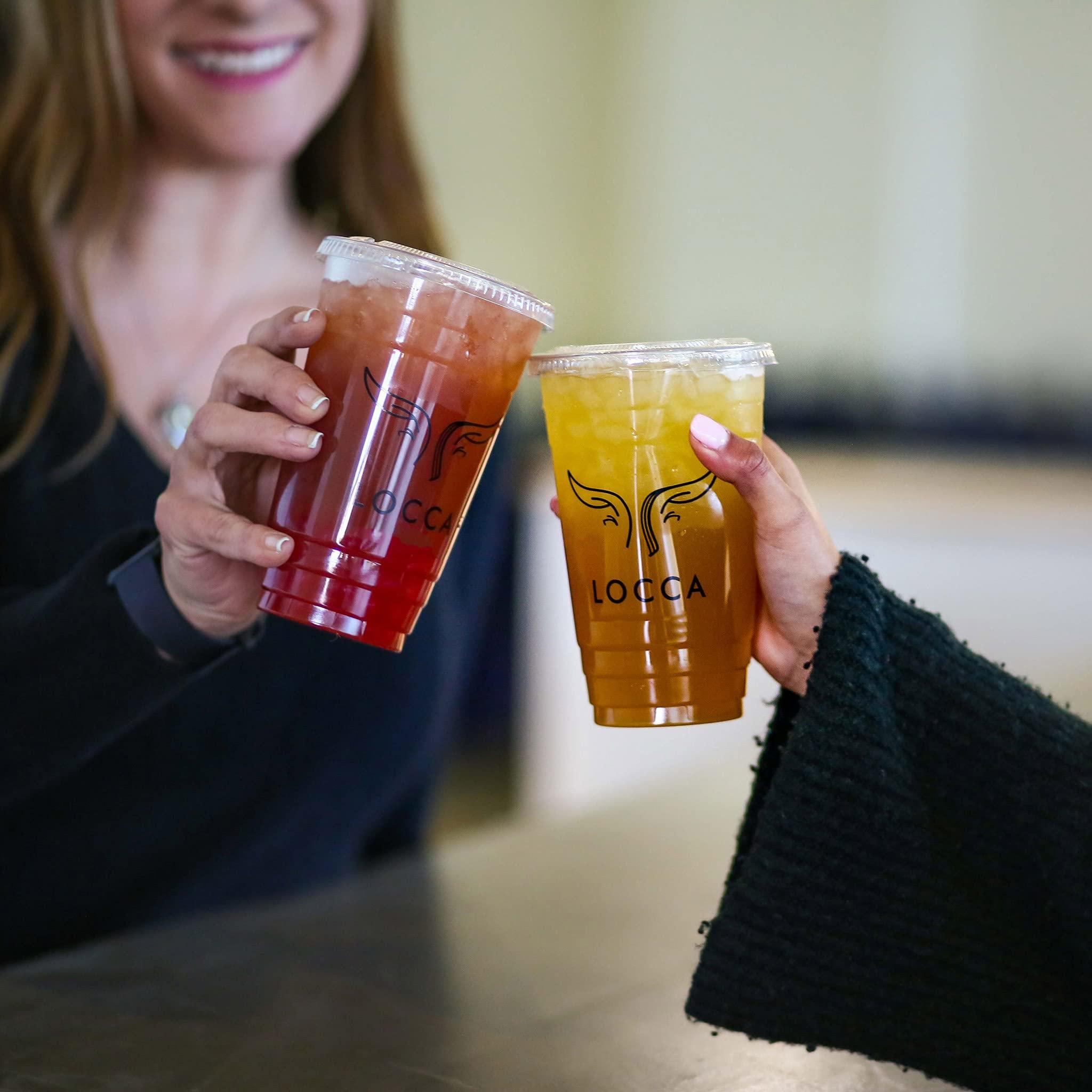 LOCCA Premium Boba Tea Kit | Locca Boba Party Kit | Bubble Tea Gift Kit | Boba Gift | 56+ Drinks | 7 Boba Flavors | Includes Tapioca Balls and Boba Straws | DIY Food Gift