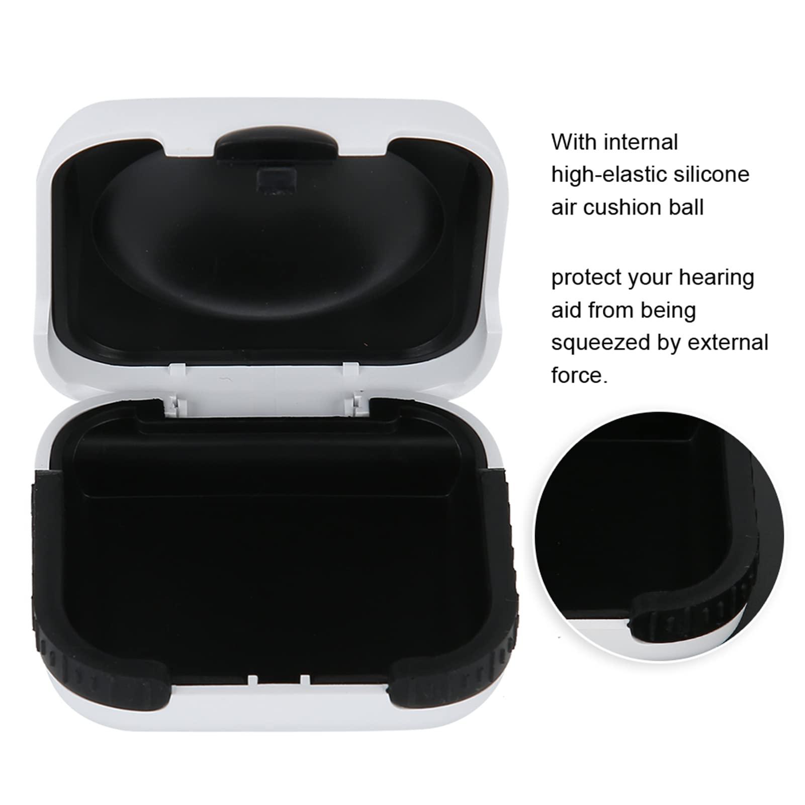 oceanside Portable Hearing Aid Case Compact Sturdy Storage Box Holder Organizer Hearing Aid Protective Storage Box