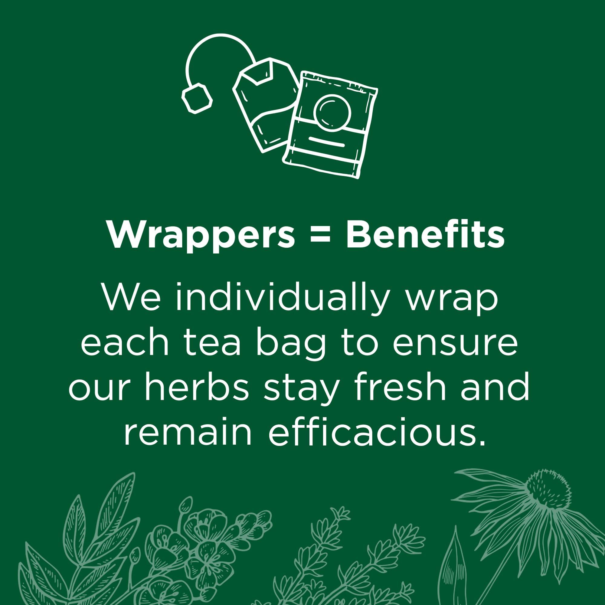 Traditional Medicinals Traditional Medicinals Tea, Organic Peppermint, Soothes Your Belly, Refreshing & Minty, 48 Tea Bags