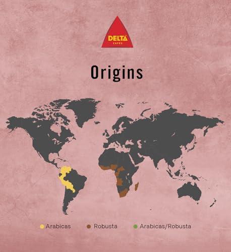 Delta Cafes Delta Cafs Gran Espresso Whole Bean Coffee, Portugal Coffee, Naturally Roasted Coffee Beans, Intense Coffee with Crema, 2.2lb