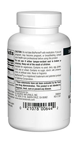 Source Naturals BioPerine 10 mg 120 Tablet (Pack of 3)