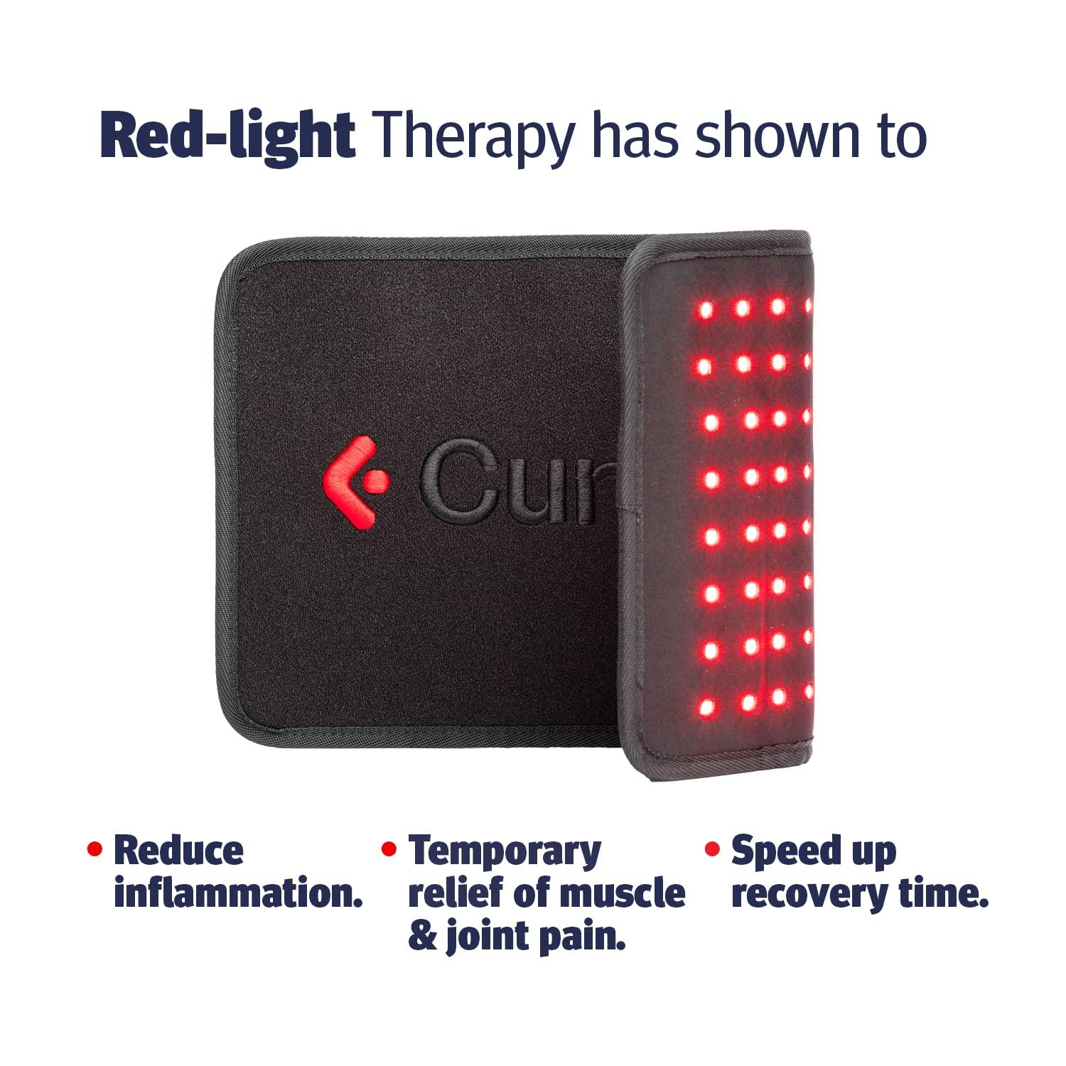 CURALIGHT CURALIGHT Red Light Therapy for Body - LED Infrared and Red Light Therapy Belt for Back, Arms and Neck. Pain Reliever Red Light Body Therapy Equipped. Rechargeable with Powerful LEDs - 660nm 850nm.