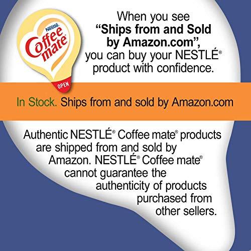 Nestle Nestle Coffee mate Coffee Creamer, French Vanilla, Liquid Creamer Singles, Non Dairy, No Refrigeration, Box of 180 Singles