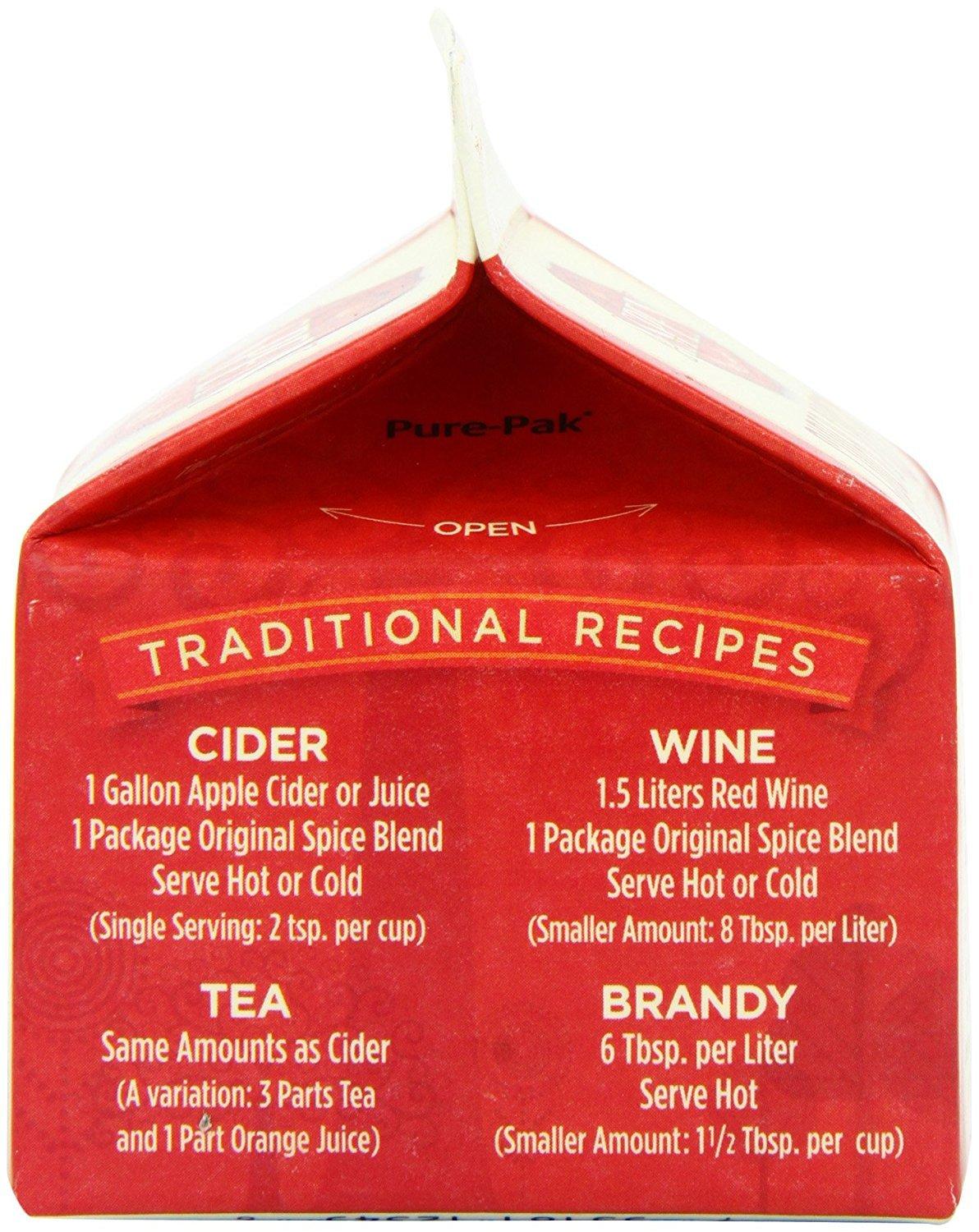 ASPEN MULLING Aspen Mulling Cider Spices, Original Blend, 5.65-Ounce Carton