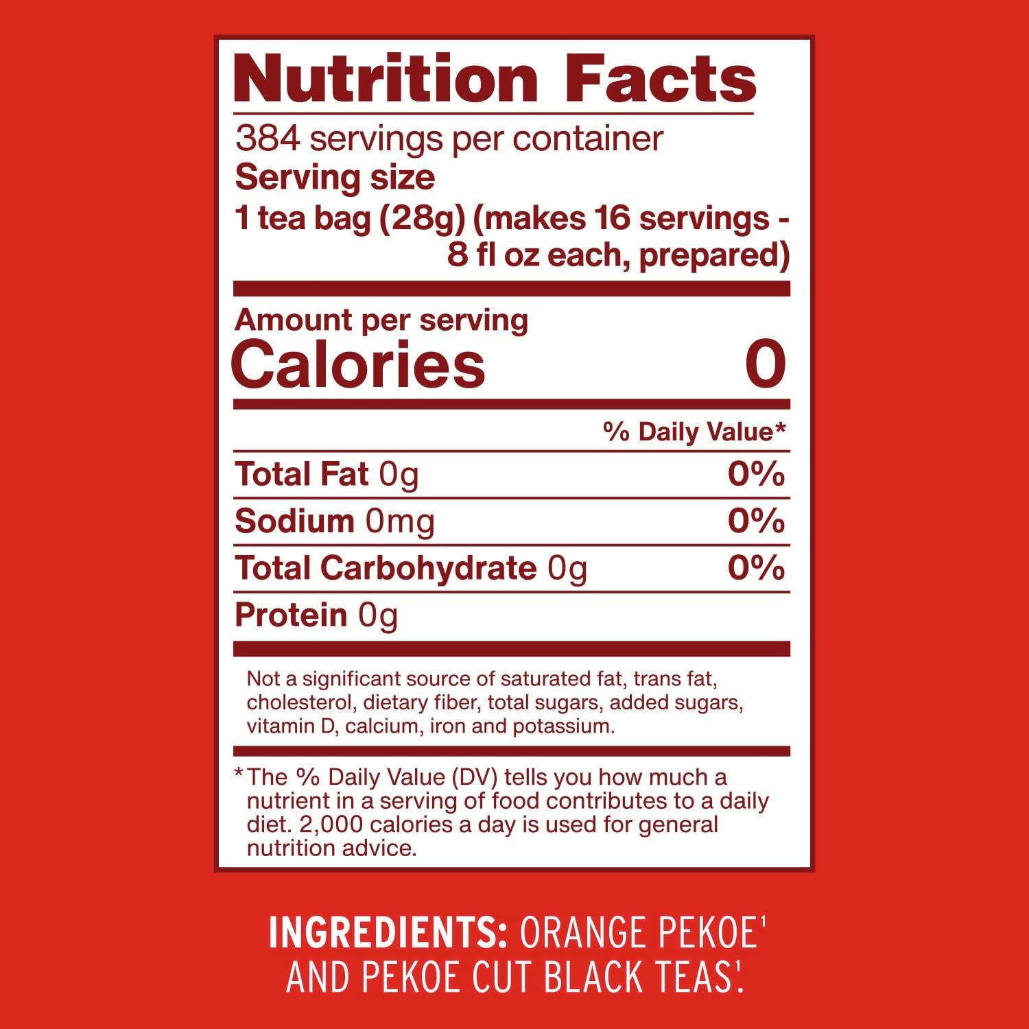 Luzianne Luzianne Unsweetened Iced Tea Bags, Gallon Size, 24ct Box (Pack of 1)