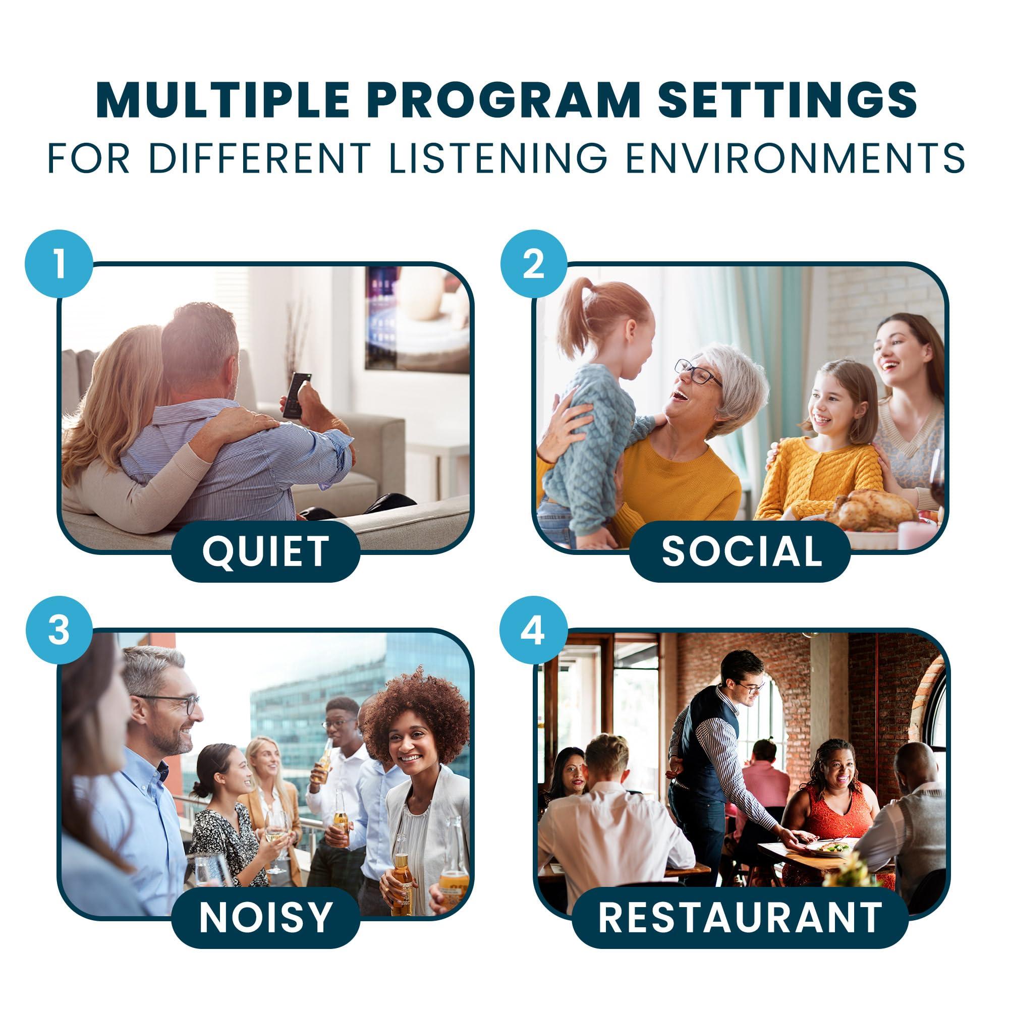 MDHearing MDHearing NEO XS Hearing Aids for Seniors, Completely-In-The-Canal Rechargeable Design, Virtually Invisible, All-Day Comfort, Crystal-Clear Sound by MDHearing, Fits with Glasses