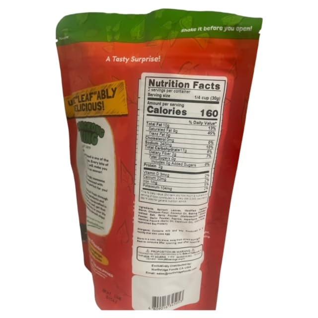 KANGKONG KING KANGKONG KING Crispy Spinach Chips, Spicy Flavored, 60g, Pack of 3