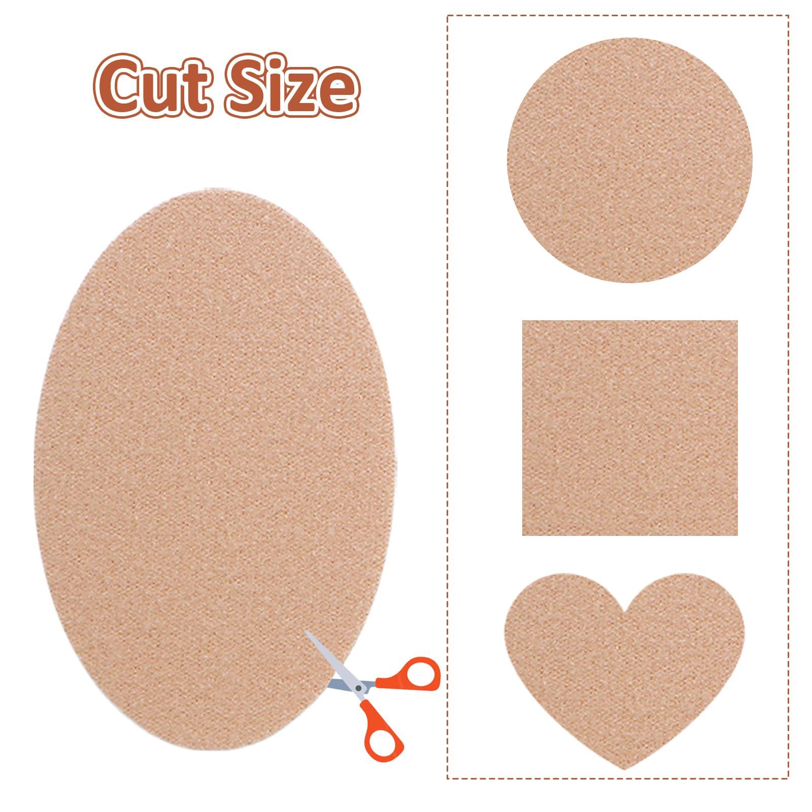 COMNICO COMNICO Moleskin Adhesive Pads, Blister Prevention Tape Moleskin Padding Patch Reduce Friction for Feet Toes Heel Shoes Boots Hiking - 5 Sheets (20 Pieces Total)