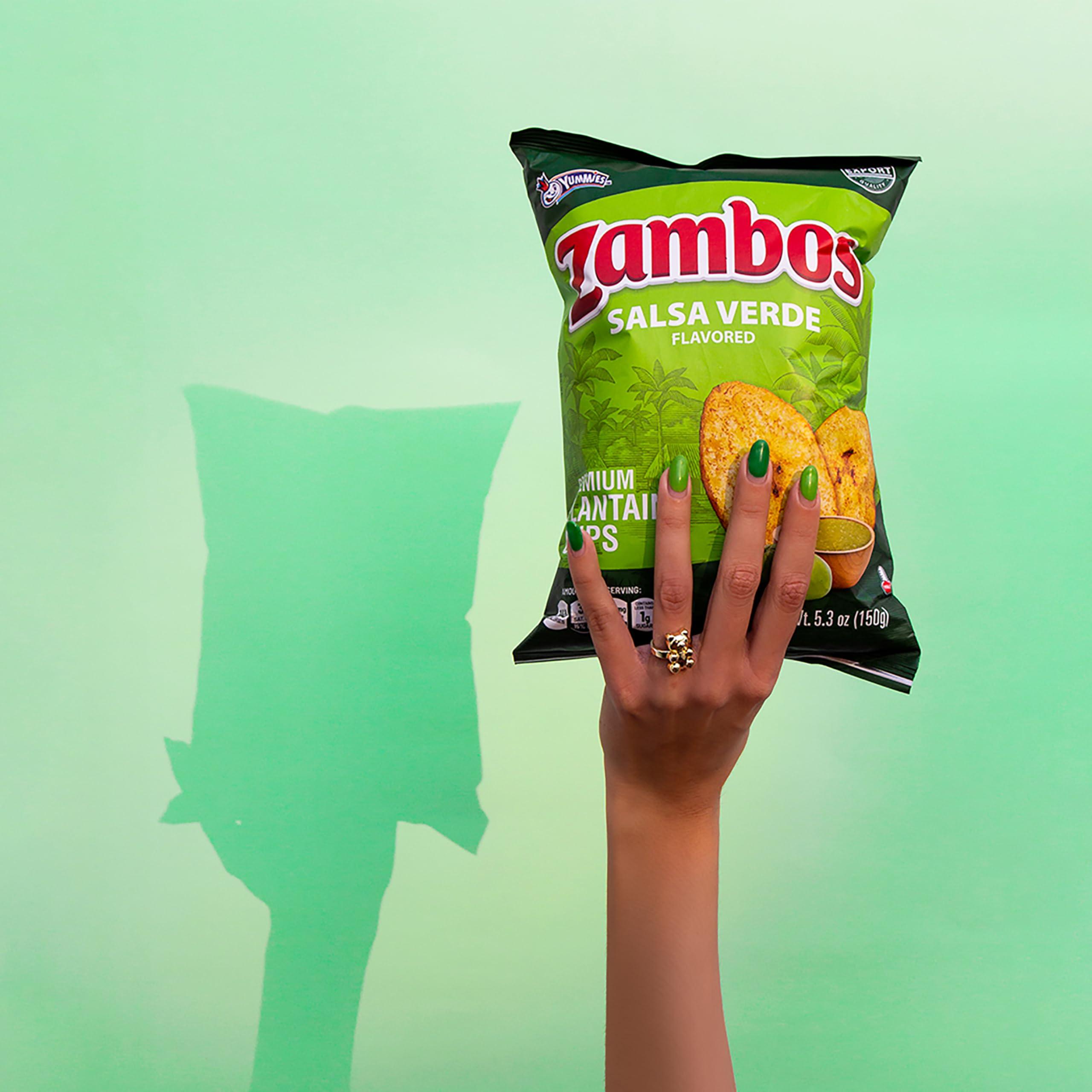 Zambos Zambos Plantain Chips Salsa Verde (Pack of 1)