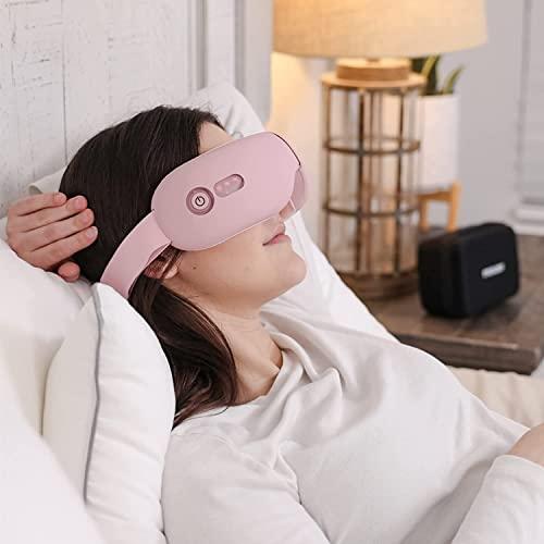 Eyeology Eyeology Eye Massager, Heated Eye Mask for Migraines Eye Strain Dark Circles, Eye Relax, Pink