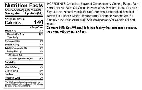 TGF TRULY GOOD FOODS Chocolate Pretzels Why Knots?, 4.5oz, 12-count