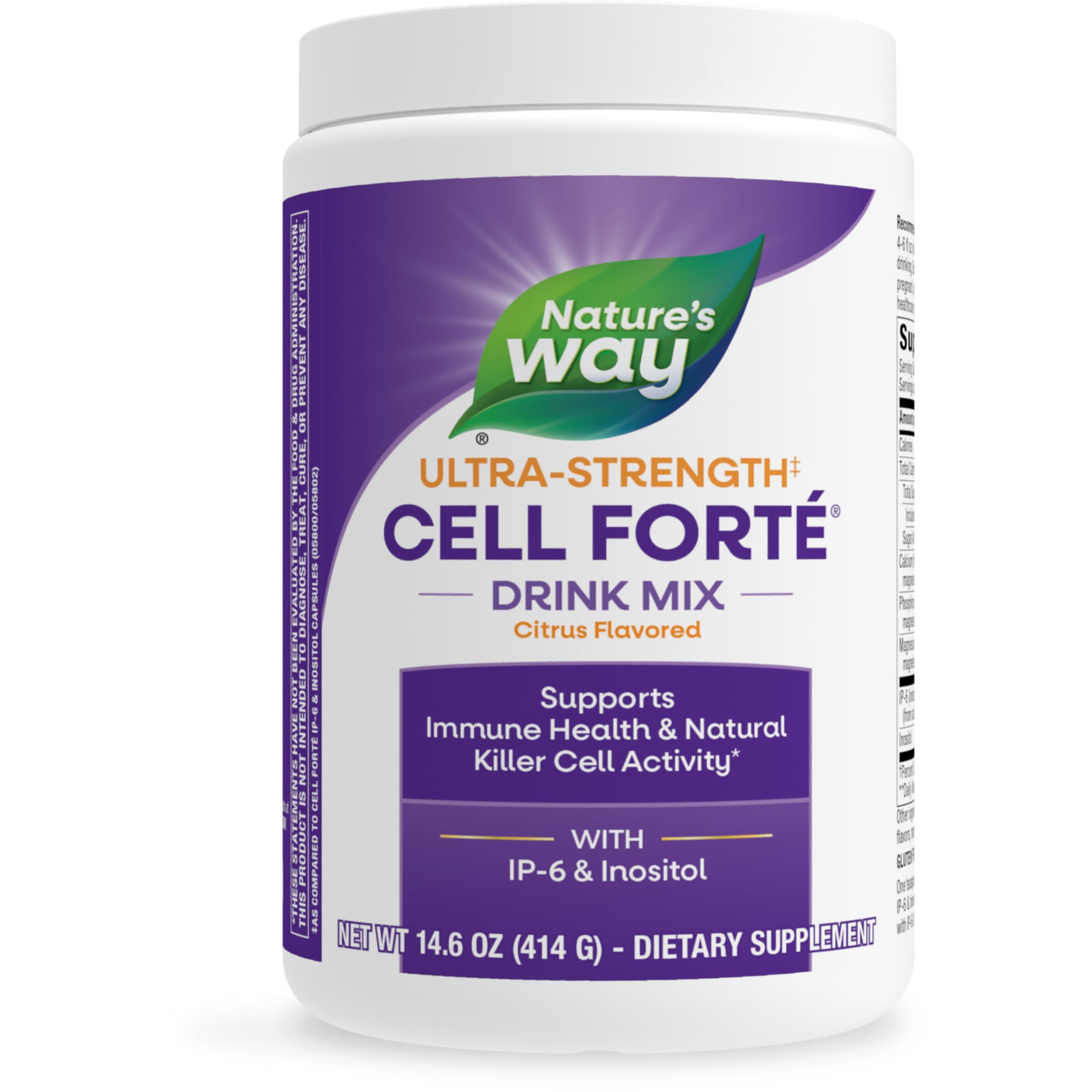 Nature's Way Nature\'s Way Cell Fort IP-6 & Inositol Ultra-Strength Powder Supplement, Immune Support*, Citrus Flavored, 14.6 Oz