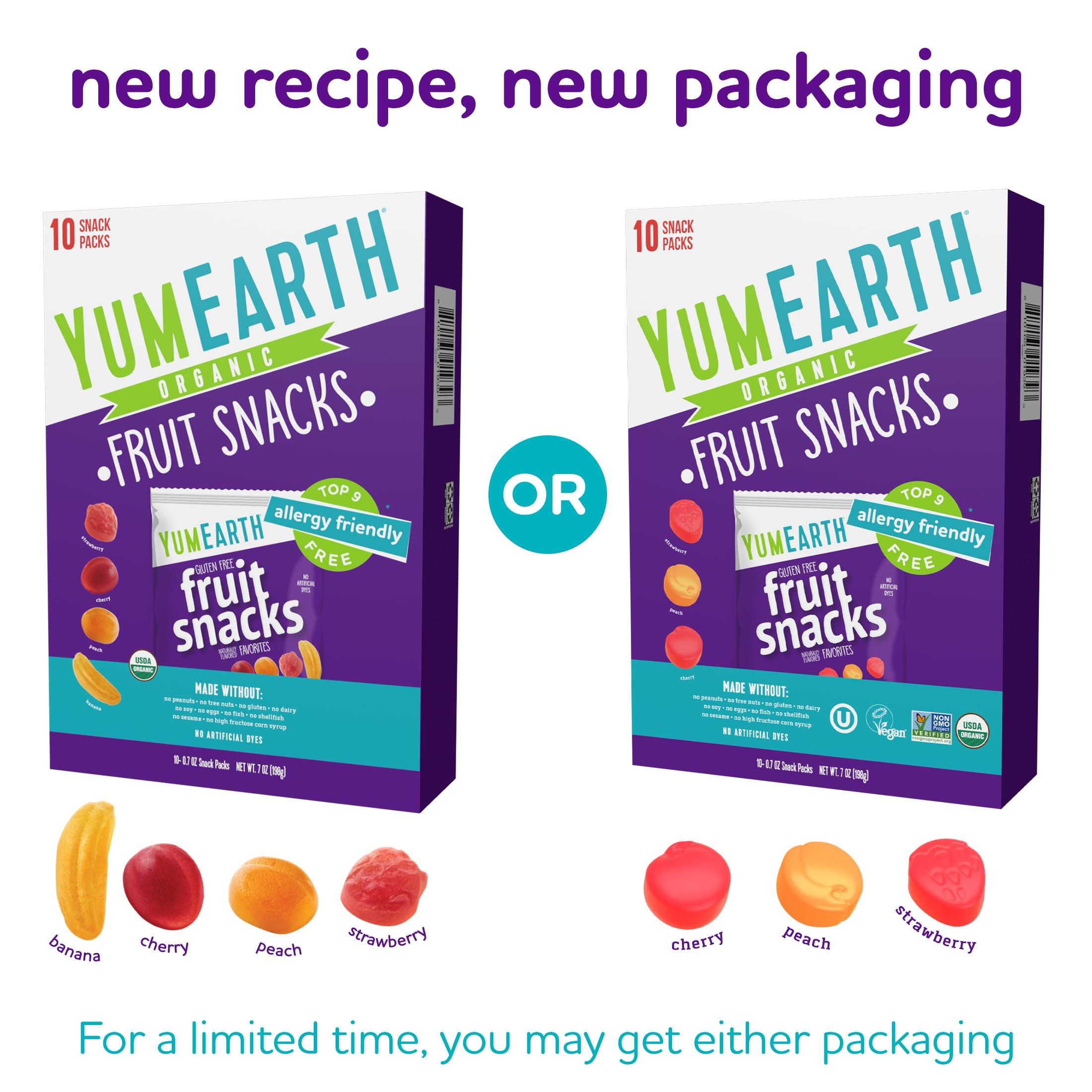 YumEarth YumEarth Organic Fruit Snacks Box, 0.7 Ounce (Pack of 10)