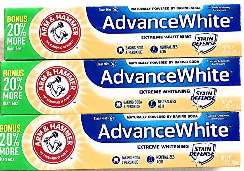 Arm & Hammer Arm And Hammer Advance White Tube, 3 Count