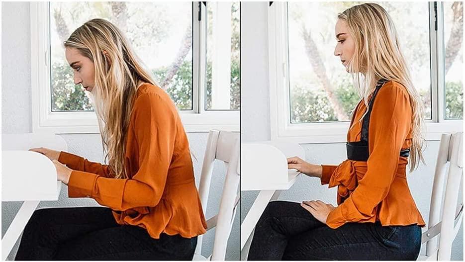 BAX-U BAX-U Back Brace Posture Corrector for Shoulder Support - Back Support Copper Compression Posture Corrector - Back Posture Corrector for Men & Women