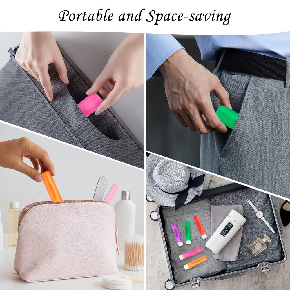 iRFKCIOW Travel Toothbrush 5 Pack Mini Toothbrush Soft Travel Toothbrush Set Portable Folding Travel Size Toothbrush with Toothbrush Case Individually Wrapped Small Toothbrush for Home Camping Hiking School