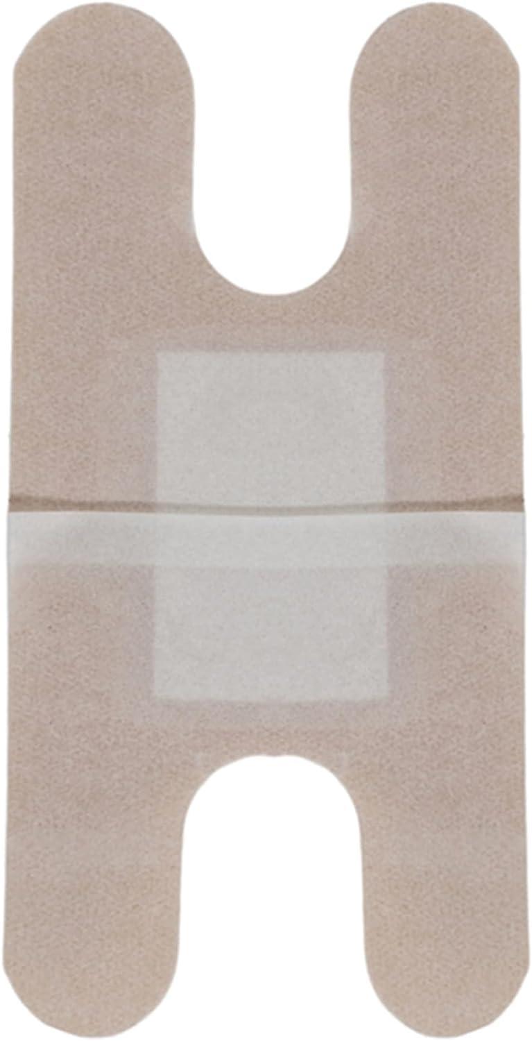 Vakly Adhesive Fabric Knuckle Bandages [Pack of 2400] Sterile Heavy Woven Flexible Breathable Adhesive Bandages with Non-Stick Pad 3 x 1.5 (2400)