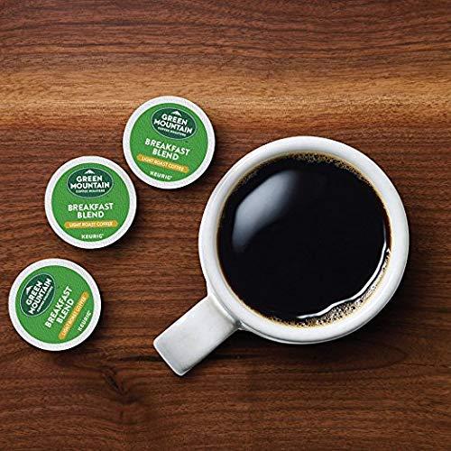 Green Mountain Coffee Roasters Green Mountain Breakfast Blend Light Roast Keurig K-Cup Coffee Pods, Excellent
