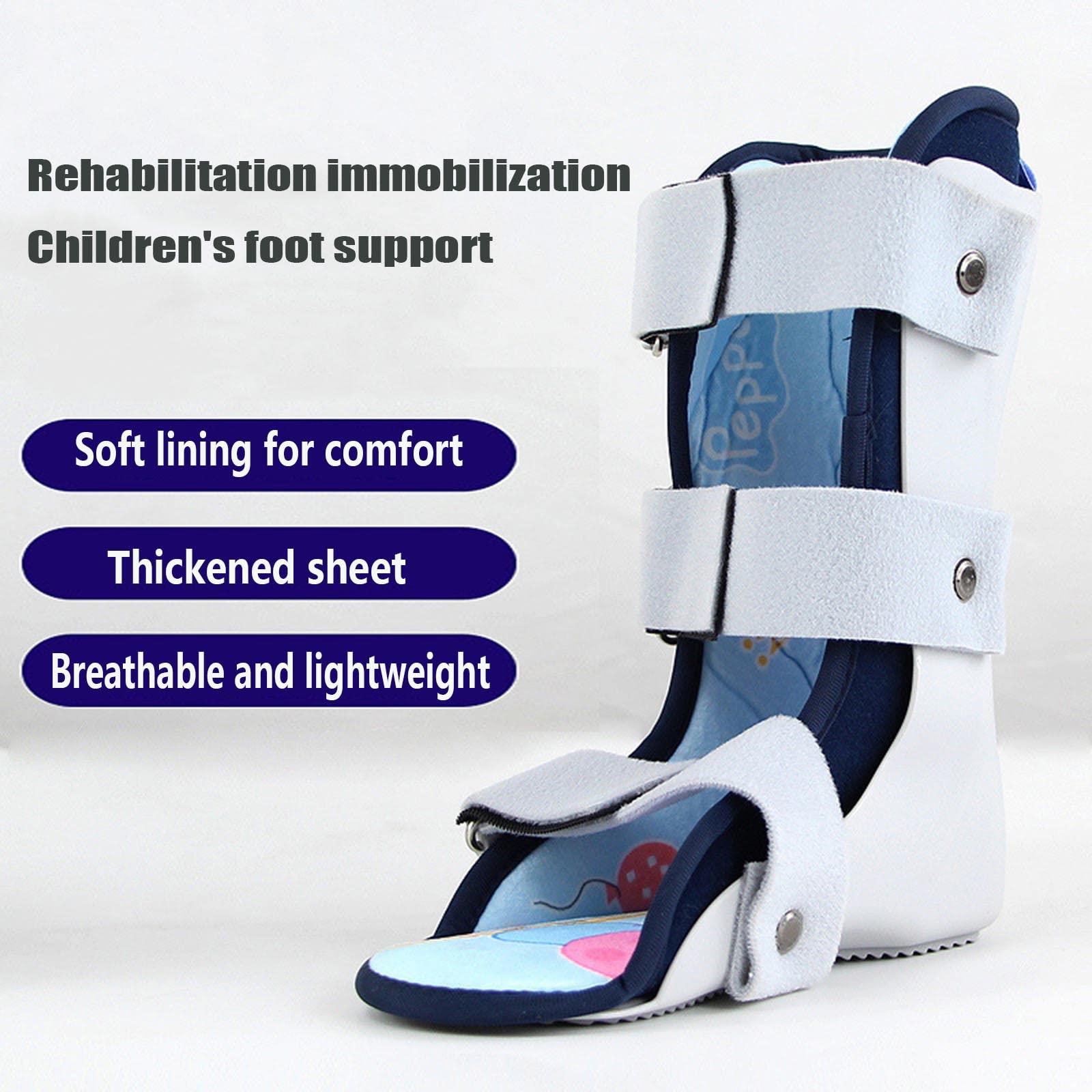 SFKLYU SFKLYU Kids AFO Drop Foot Brace Children Ankle Foot Orthosis Pediatric AFO Night Splint Walking Sleeping Othopedic Drop Foot Support,Right,M