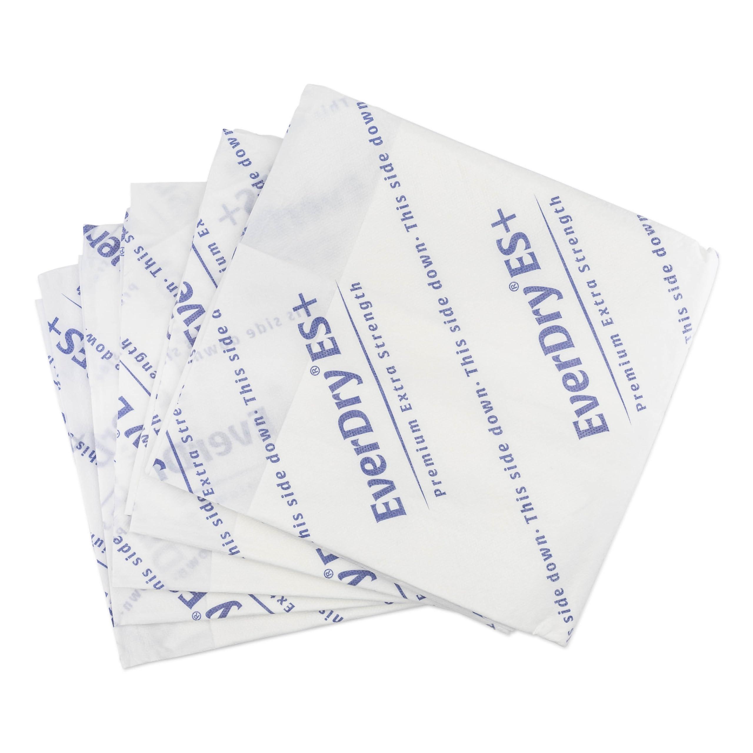 BrightCare Positioning Bed Pad - Disposable and Absorbent Underpad with Heavy Duty Waterproof Backing for Incontinence Protection and Position Management, Large 30 x 36\'\' Size, 5 Count - by BrightCare