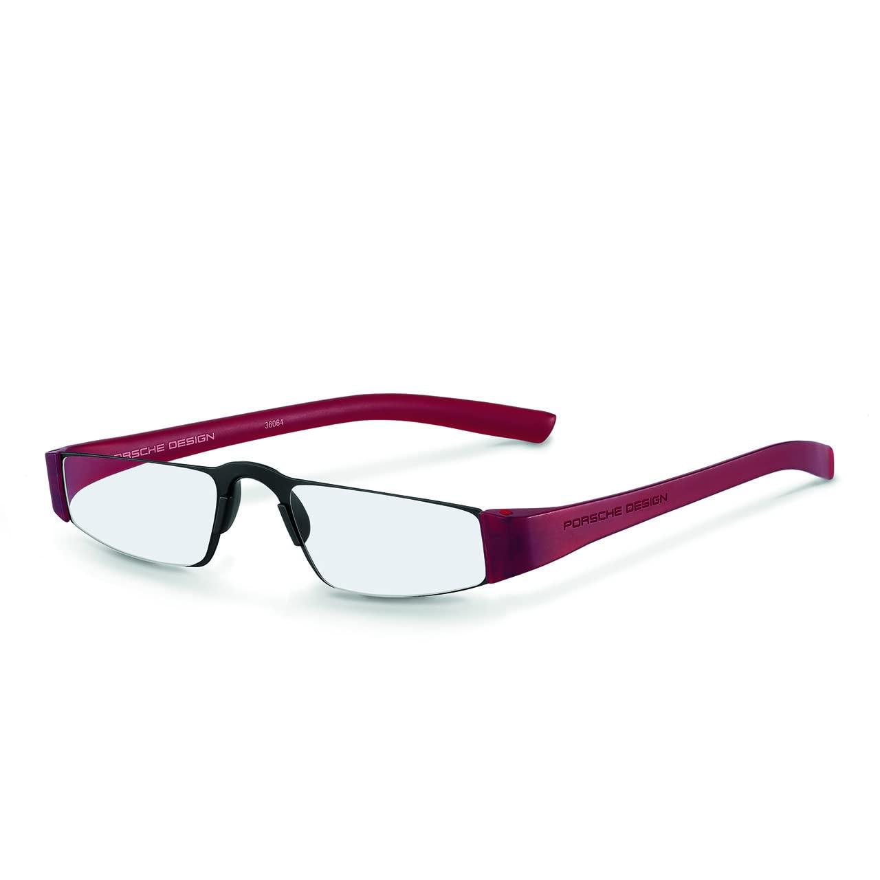 Porsche Design Porsche Design P8801 Iconic Reading glasses (B - Black , Red, 1.00, multiplier_x)