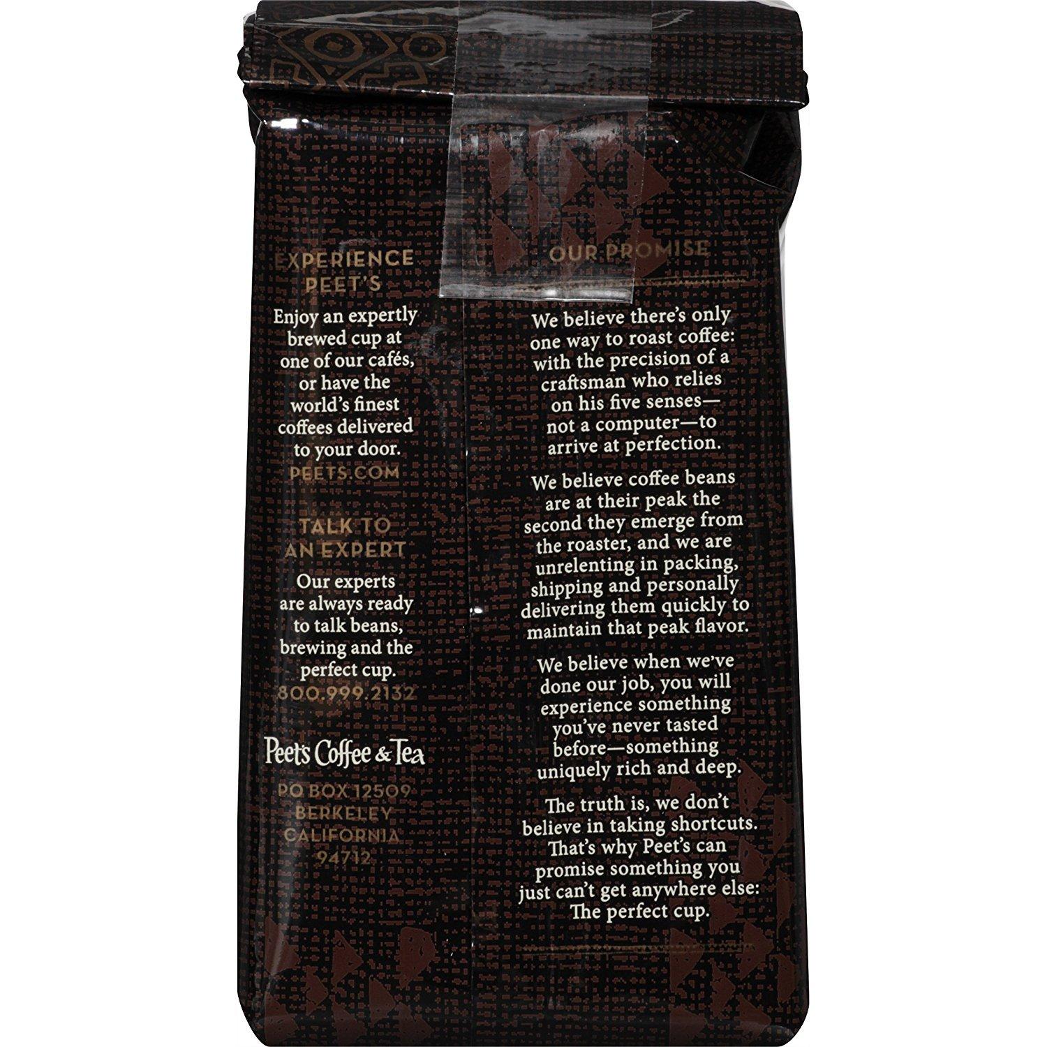 Peet's Coffee Peet's Coffee Decaf Major Dickason's Blend Dark Roast Ground Coffee, 12 oz