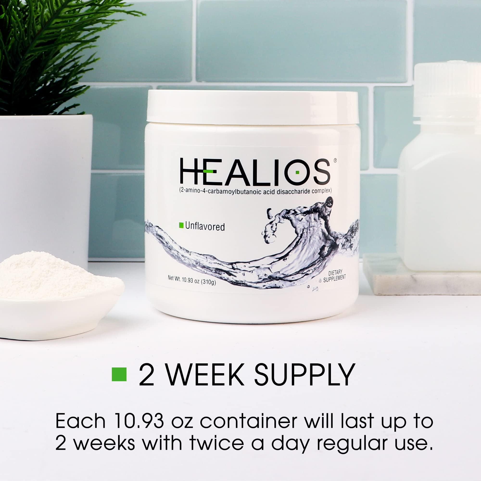 Healios Healios Unflavored Oral Health and Dietary Supplement, Powder Form, Naturally Sourced L-Glutamine Trehalose L-Arginine, 10.93 Ounces
