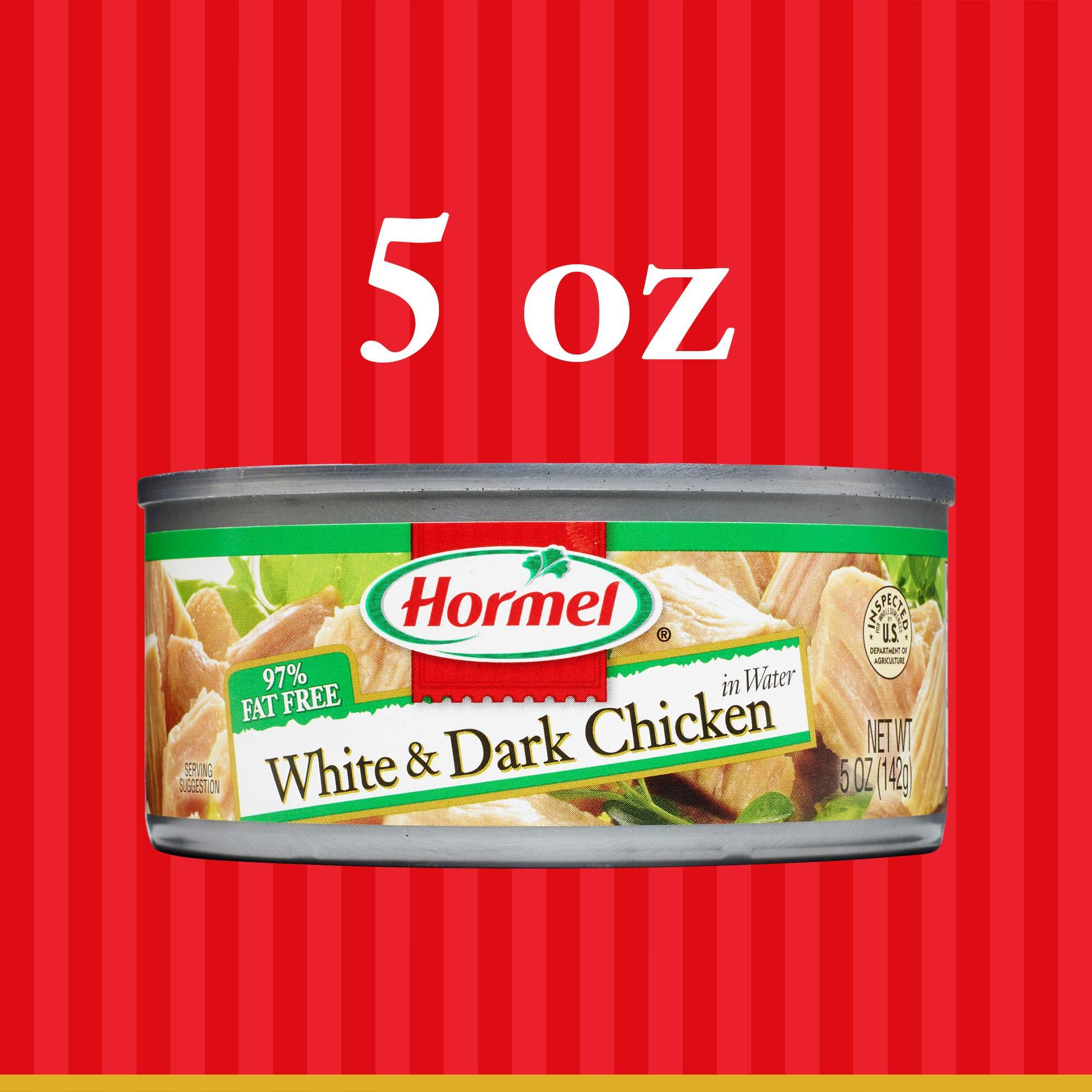 Hormel Hormel Canned White and Dark Chunk Chicken, 5 Ounce (Pack of 12)
