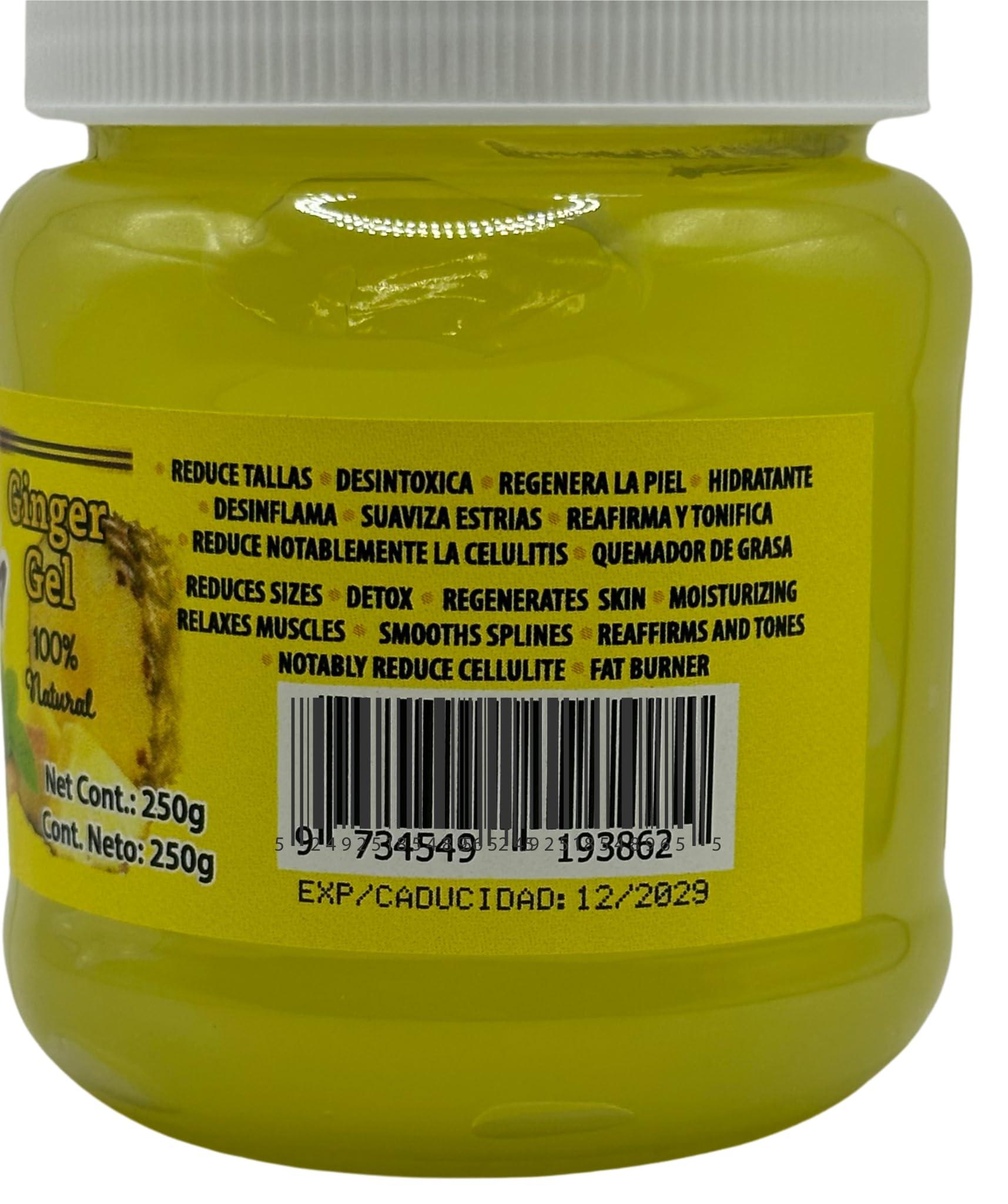 B-Experts B-Experts Gel de Jengibre + Bamitol Jengibre Reduce la Inflamacin Reductor Quemagrasas 250g/Ginger Gel + Bamitol Ginger Reduces Inflammation Fat Burning Reducer 250g (3)
