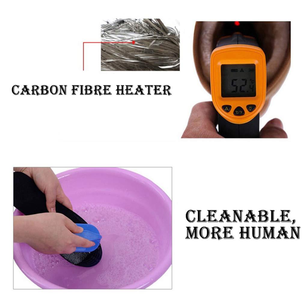 LIOOBO USB Insoles Heated Boot Insoles Electric Insoles Slipper Insole Electric Heated Insoles Thermal Insole Insoles Foot Warmers Shoe Inserts USB Heated Insoles Heater Can Be Cut
