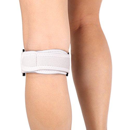 Abco Tech Abco Tech Patella Knee Strap - Knee Pain Relief - Tendon and Knee Support for Running, Hiking, Soccer, Basketball, Volleyball and Exercise - Runners Knee Stabilizer - Adjustable Band