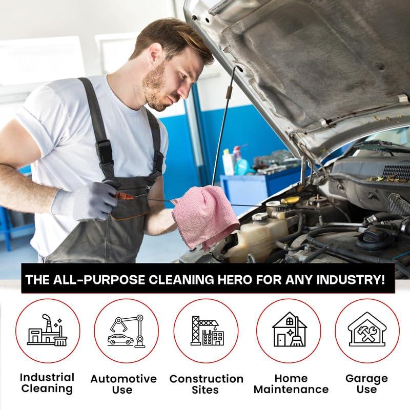 SupremePlus SupremePlus Premium Color Terry Cloth Towel Rags - Shop Heavy Duty Cleaning Rag Towels in Bag for Housekeeping, Restaurant & Commerical Company, Wipes House, Kitchen, Bathroom & Garage (5 lbs. Bag)