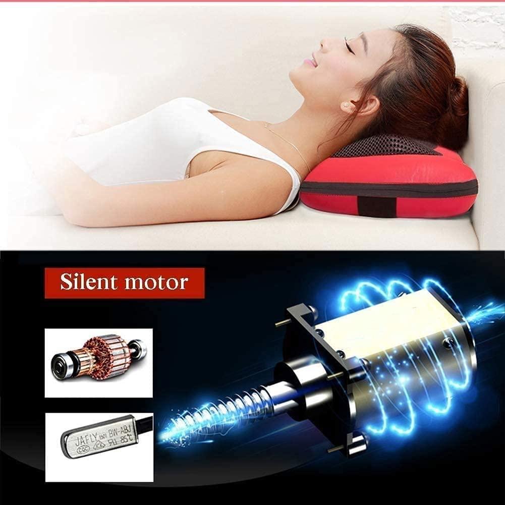 SMSOM SMSOM Back Massager, Shiatsu Neck Massage Pillow, Deep Tissue Kneading for Shoulder, Lower Back, Calf and Muscle Pain Relief, Use at Home, Office, and Car