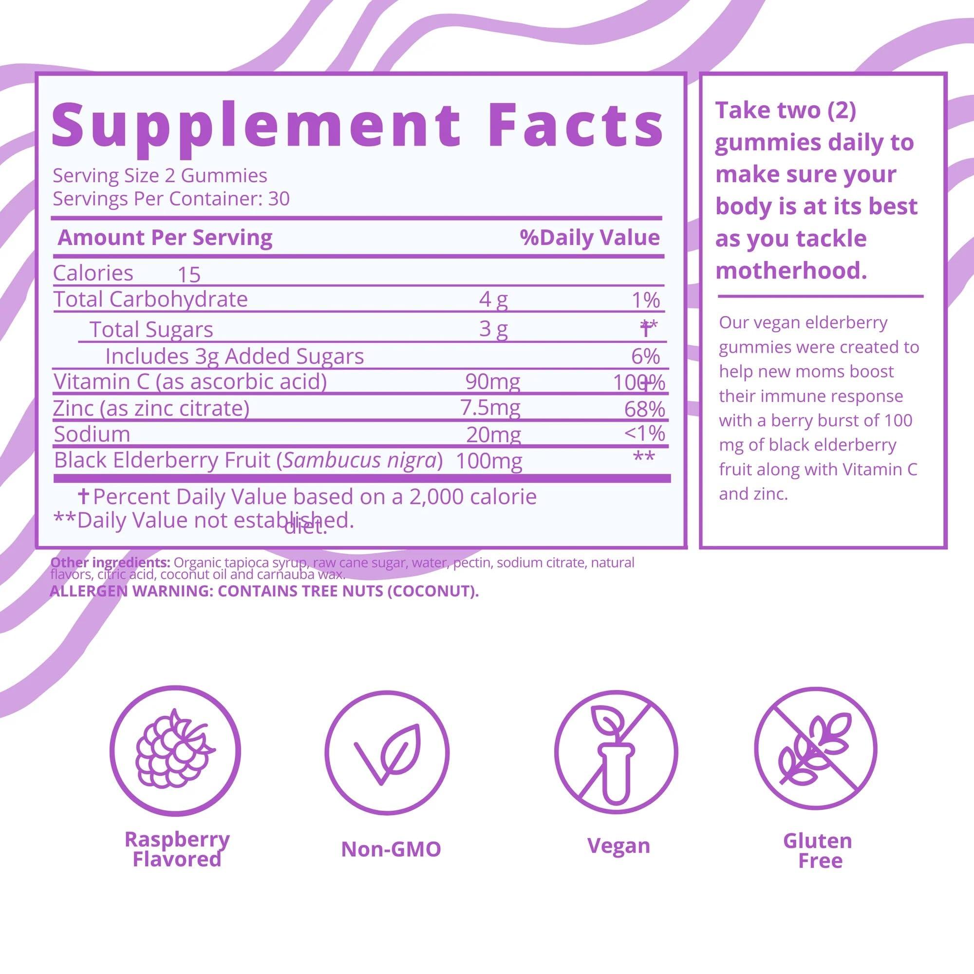 Baby Blues Baby Blues Postpartum Pack (Pack of 3) - Vitamin Kit for New Moms: Hair, Energy, and Immunity Support - Assorted Flavors - Non GMO, Gluten-Free Supplements